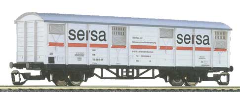 Railway construction train car type Gbs &quot;Sersa&quot;<br /><a href='images/pictures/Tillig/14183.jpg' target='_blank'>Full size image</a>